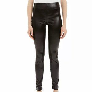 NWOT Theory High Rise Skinny Faux Leather Ankle Zip Legging, Chintz Stretch